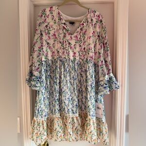 Floral Multicolor Boho Dress
